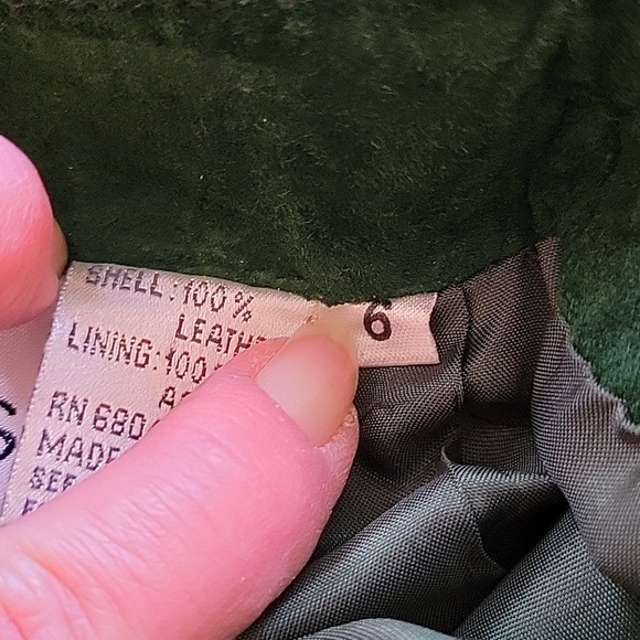 Vintage 90's Suede Maxi Skirt - Picture 8 of 8